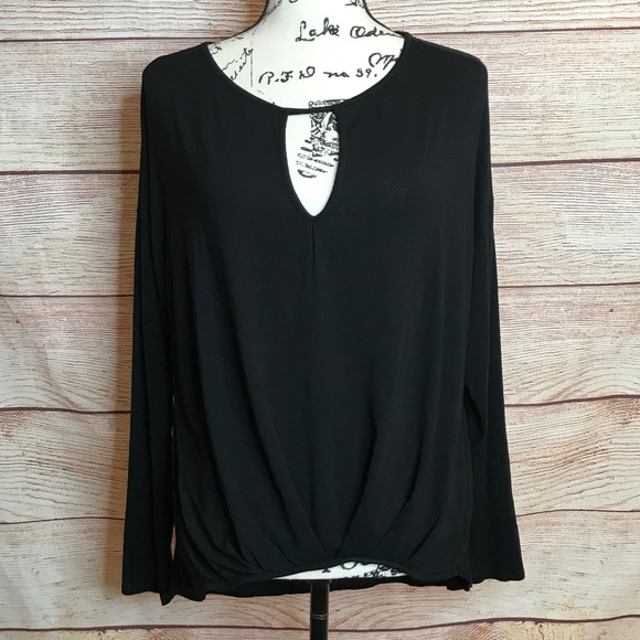 Michael Stars Tops - Michael Stars | One Size | Twist Front LS Top
